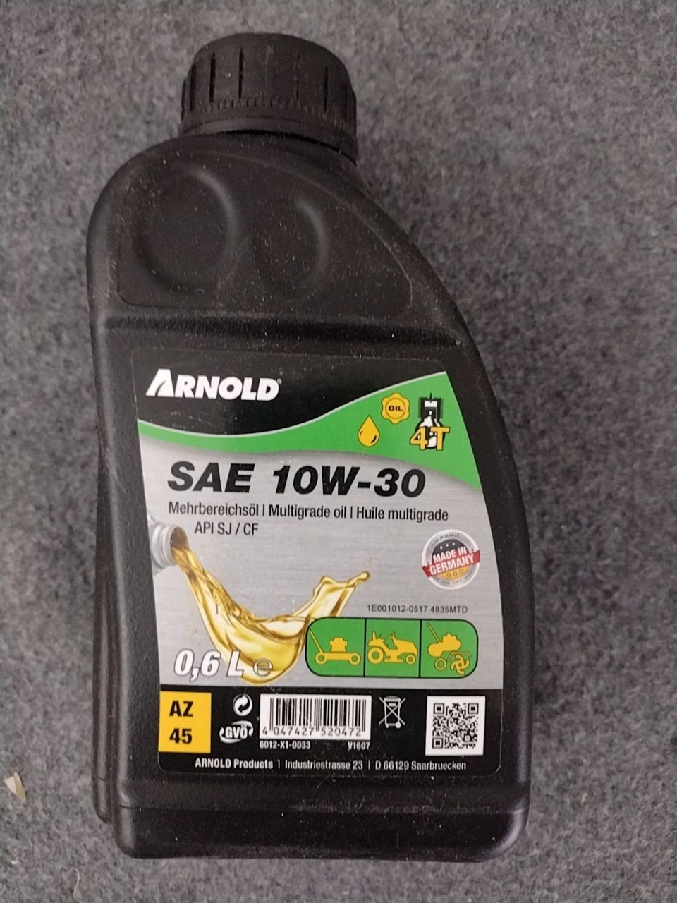 Motorový olej pro zahradní stroje Arnold SAE 10W-30