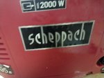 Elektrocentrála Scheppach SG2000