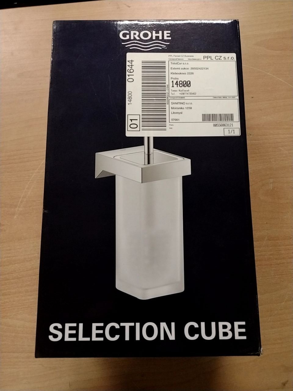 Designová souprava na čištění toalety Grohe Selection Cube