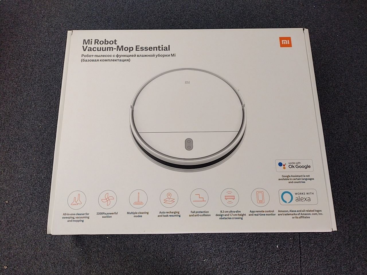 Robotický vysavač - s mopem Xiaomi Mi Robot Vacuum-Mop Essential