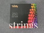 Chytré žárovky na stromeček 250 ks, 20m černý kabel Twinkly Strings Special Edition ovládání pomocí aplikace