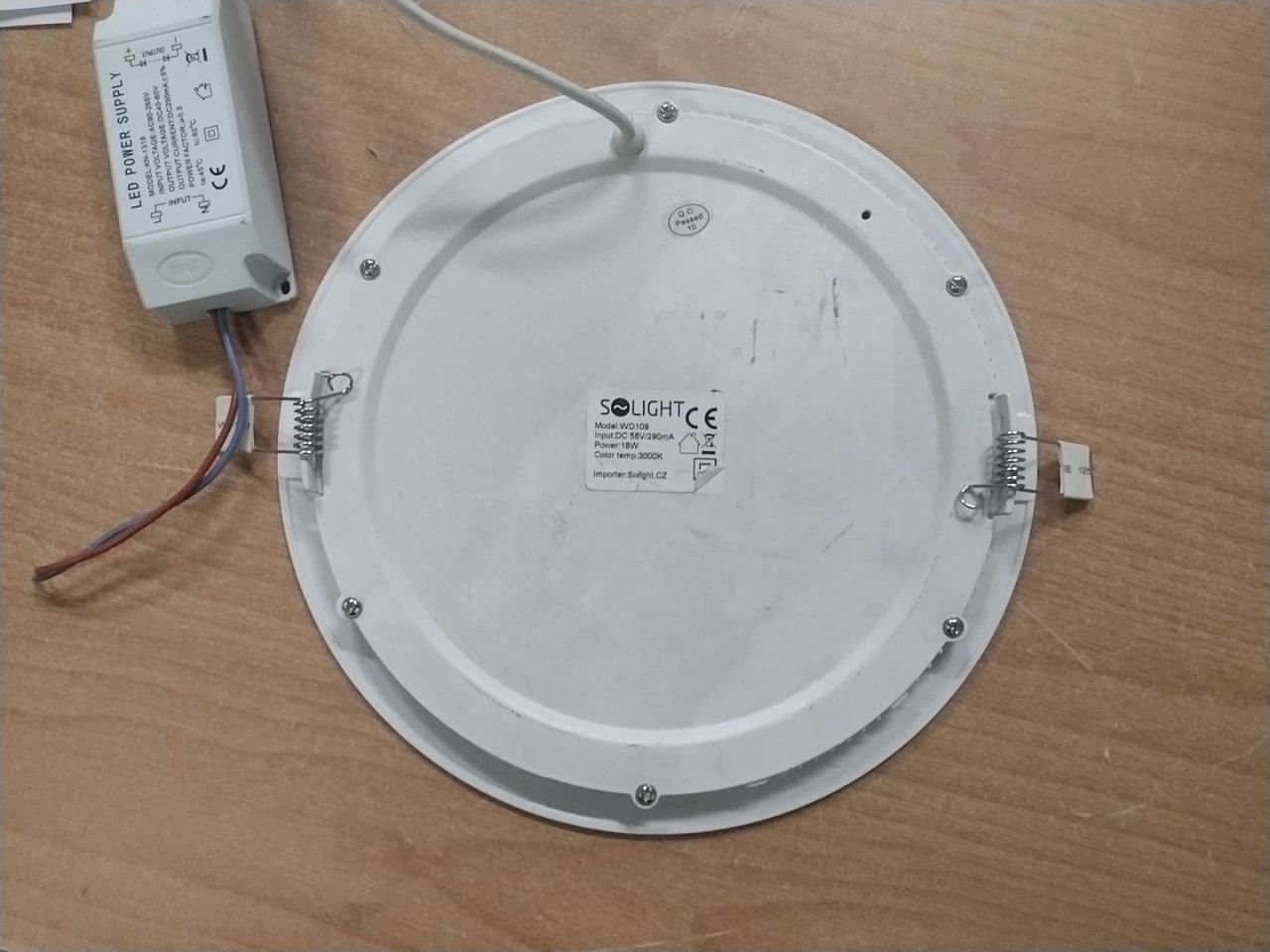 LED mini panel podhledový Solight WD109