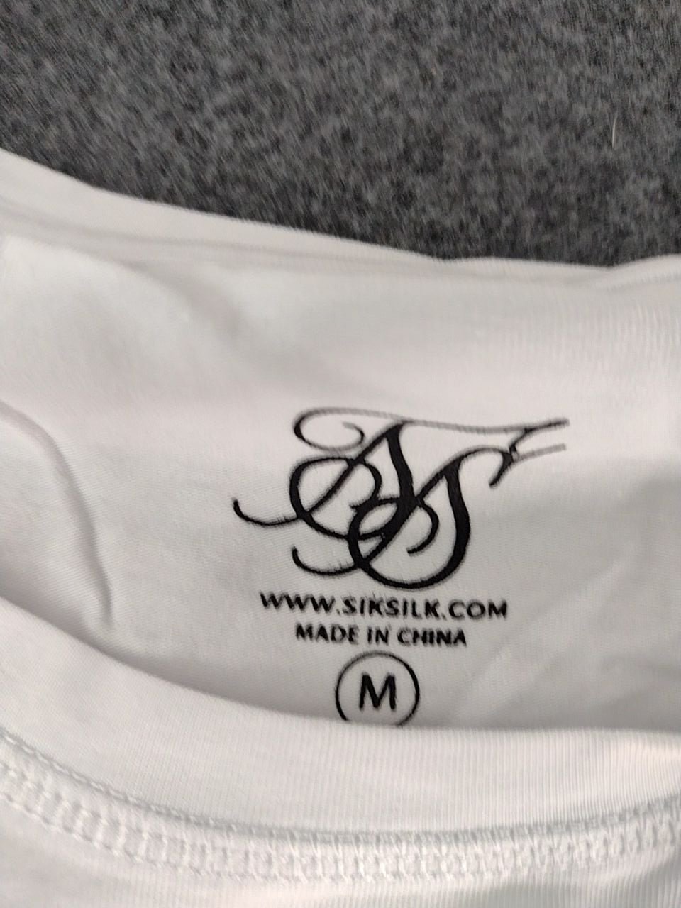 Sada pánských bavlněných triček - bílé/černé Siksilk Velikost M