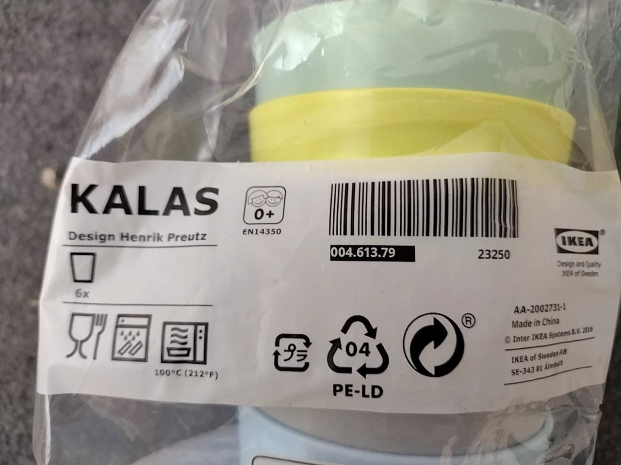 Kelímek, různé barvy Ikea KALAS