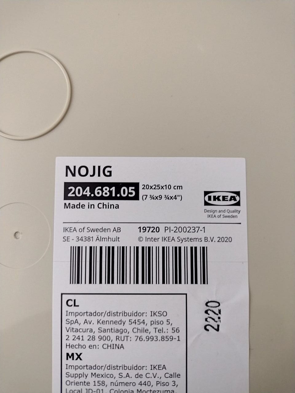 Organizér - 4 ks Ikea NOJIG