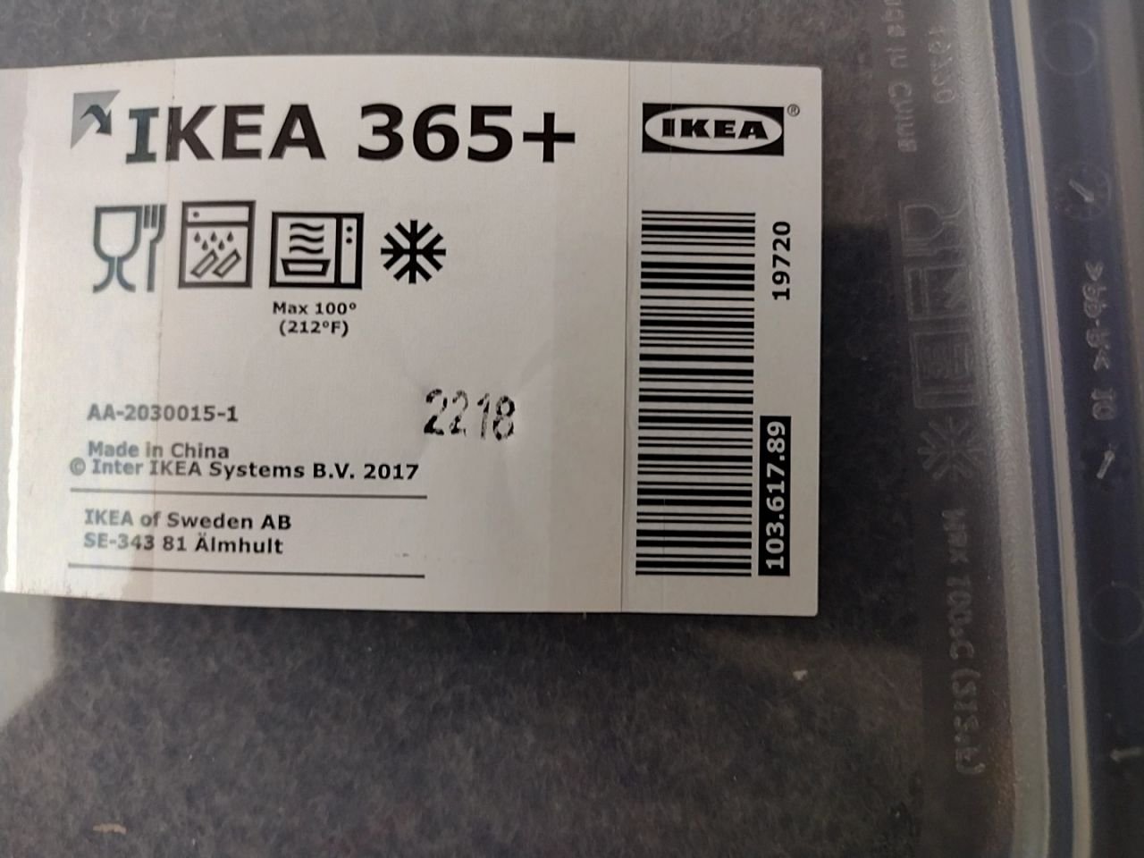 Víko Ikea IKEA 365+