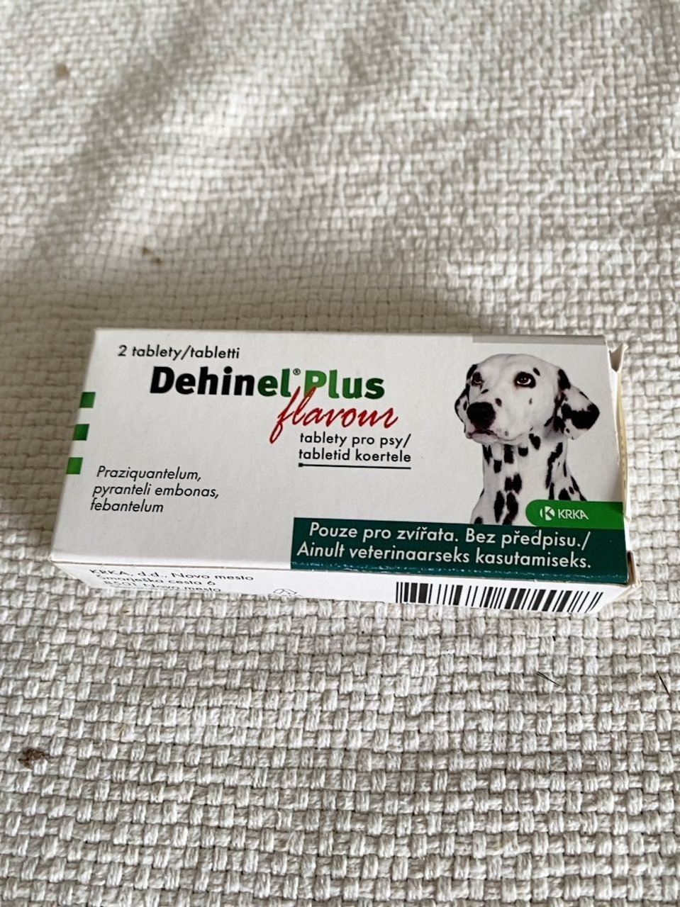 Tablety pro psy na odčervení Dehinel Plus