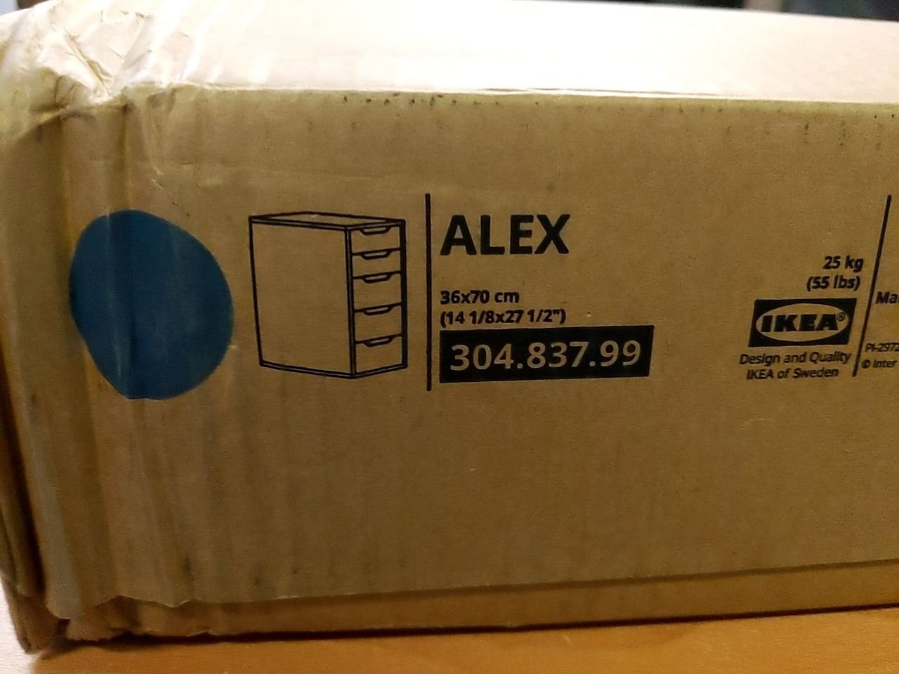 Zásuvkový díl Ikea ALEX