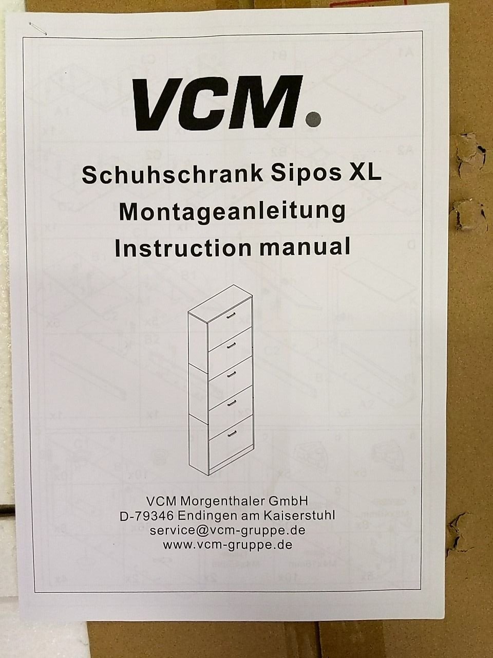 Výklopný botník VCM Sipos XL