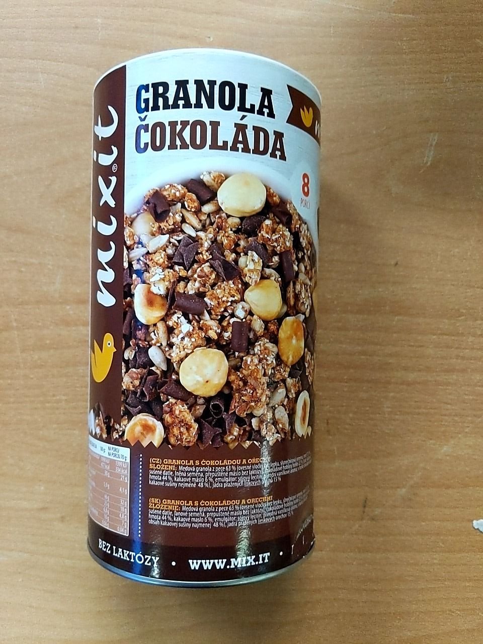 Granola z pece - Čokoláda a lískové ořechy Mixit