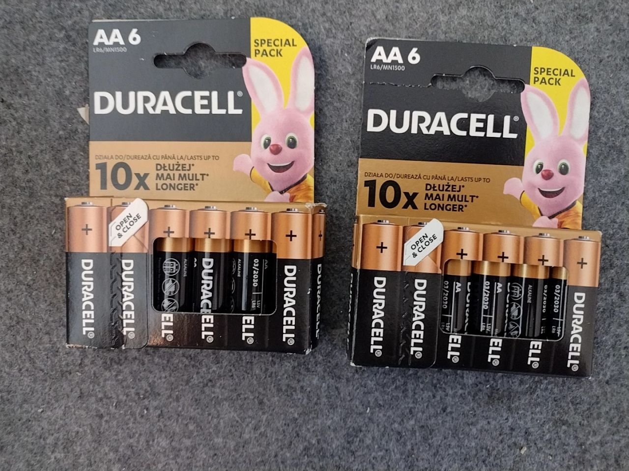 Tužkové baterky AA Duracell 2 x 6 ks