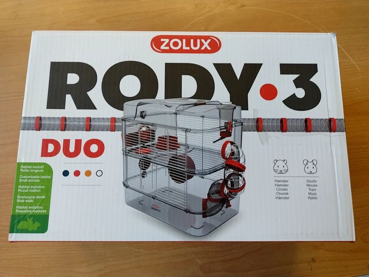 Klec na křečka Zolux Rody 3 Duo