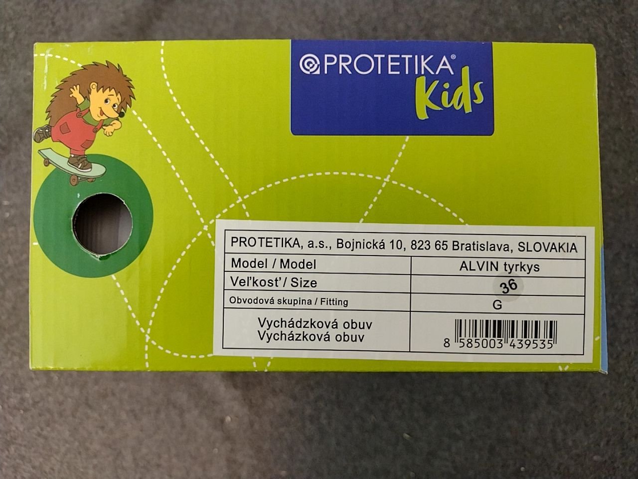 Dětské vycházkové tenisky Protetika Kids velikost 36