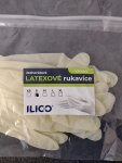 Latexové rukavice Ilico vel. XS, S