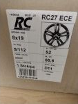 ALU disk 8x19, ET52, 5x112 RC-DESIGN RC27 ECE