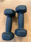 Posilovací činky Crivit Dumbbell set 2x2Kg