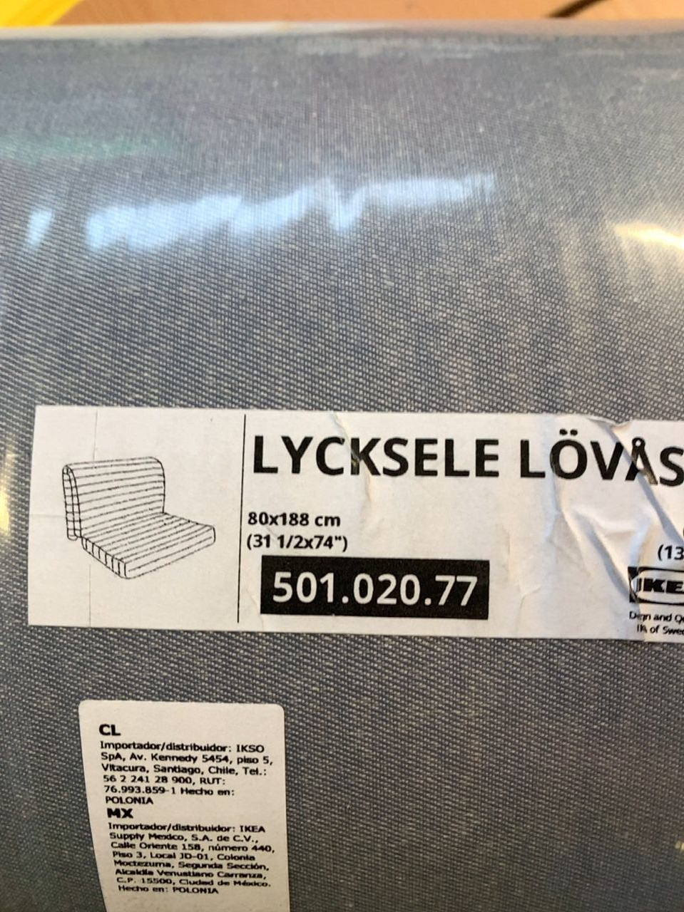 LYCKSELE LÖVÅS Matrace, 80x188 cm Ikea Lycksele lövas 501.020.77 80x188cm