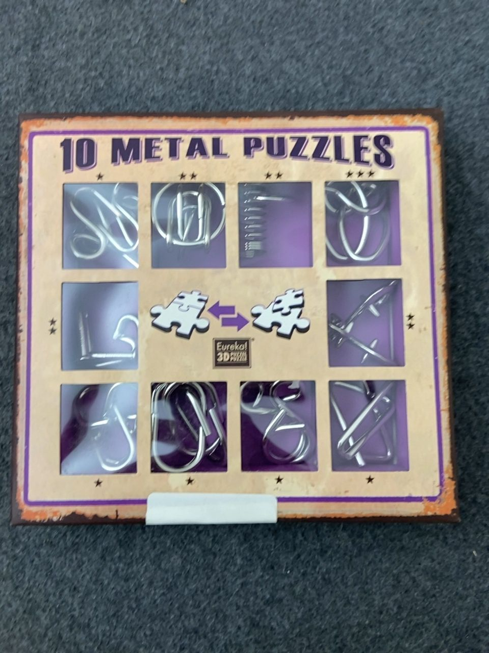 Hlavolamy 10 Metal Puzzles