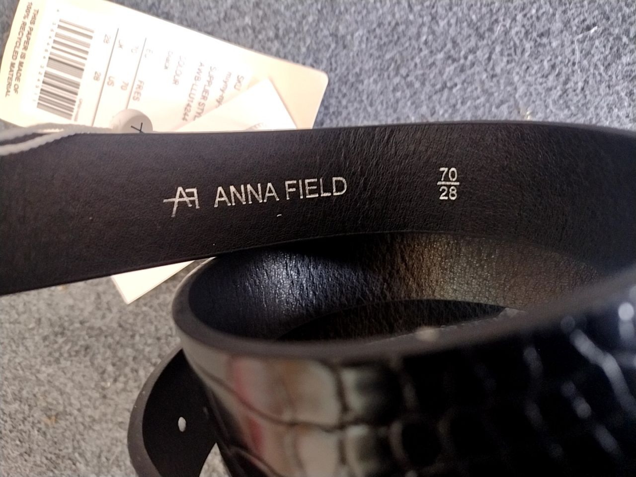 Dámský kožený pásek Anna Field Velikost 70