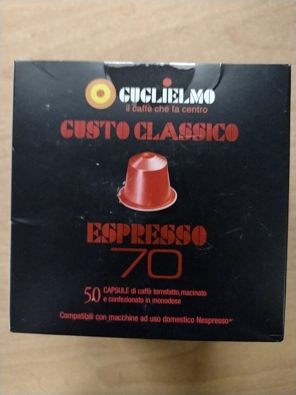 Kávové kapsle Gusto Classico Espresso, 50 ks