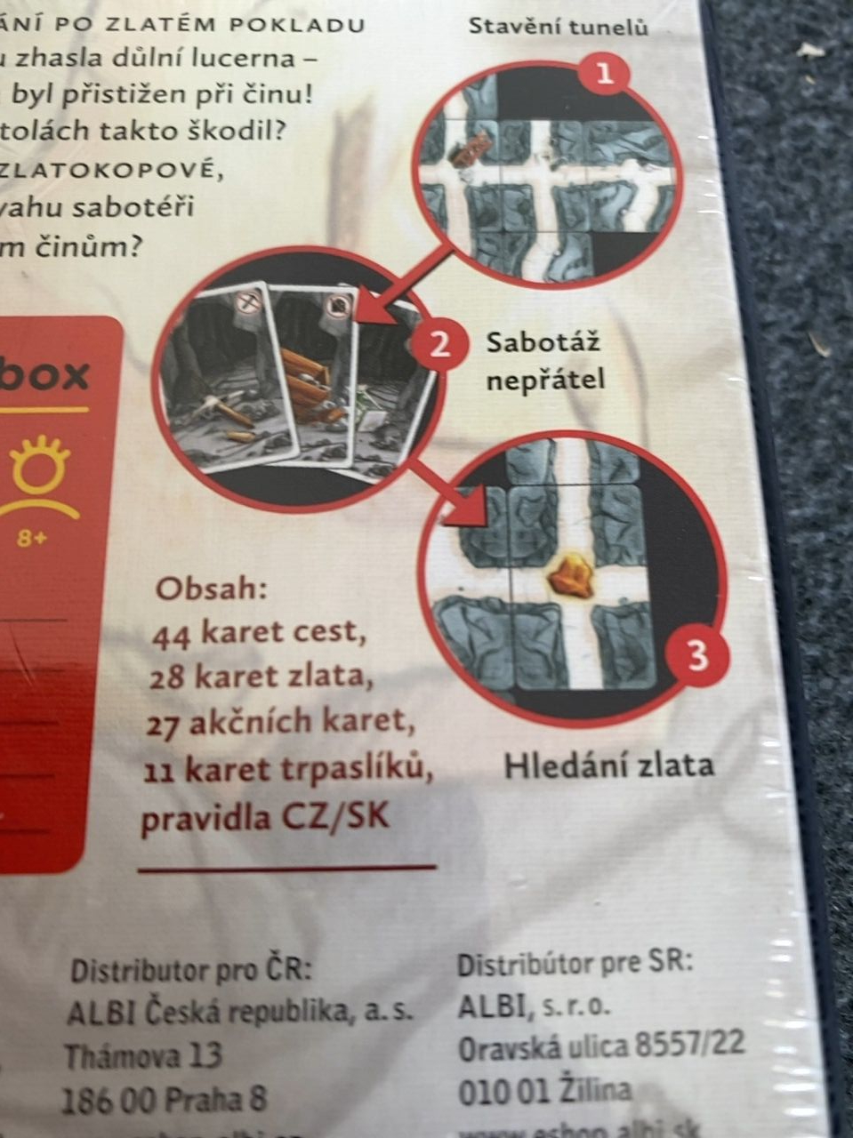 Stolní hra Sabotér Albi 