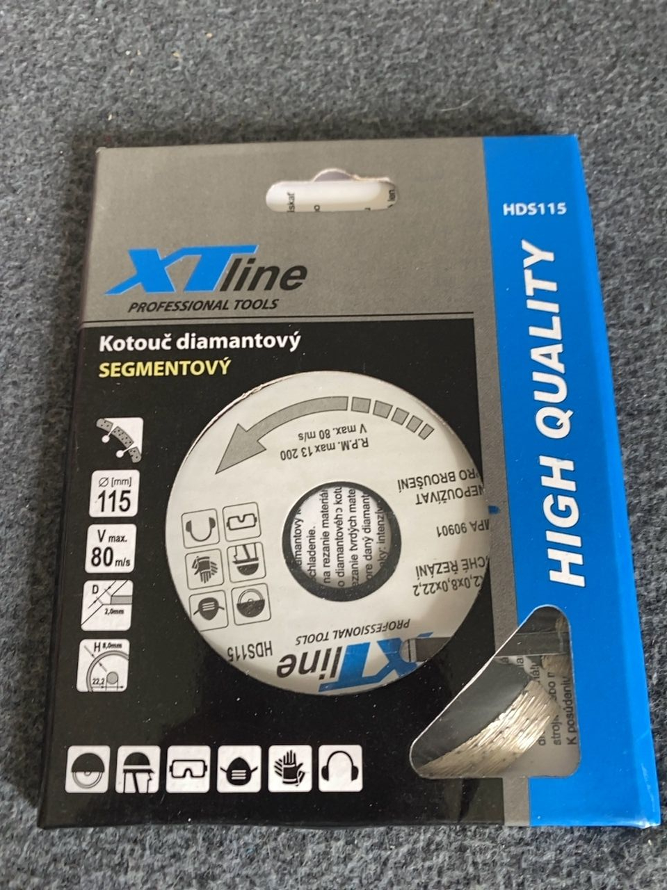 Diamantový kotouč segmentový XTline HDS115