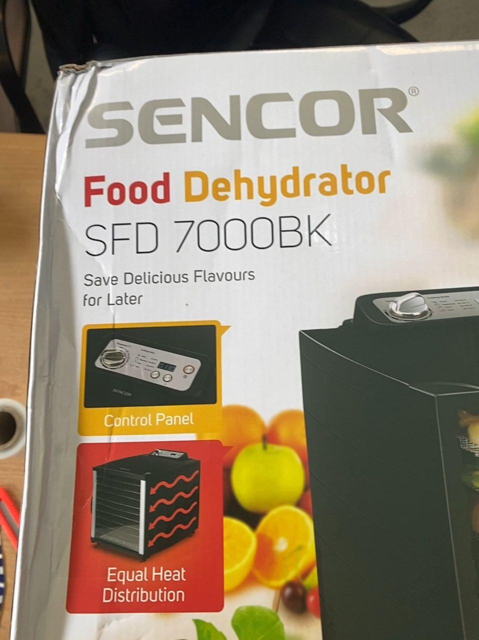 Food dehydrator, SFD 7000BK