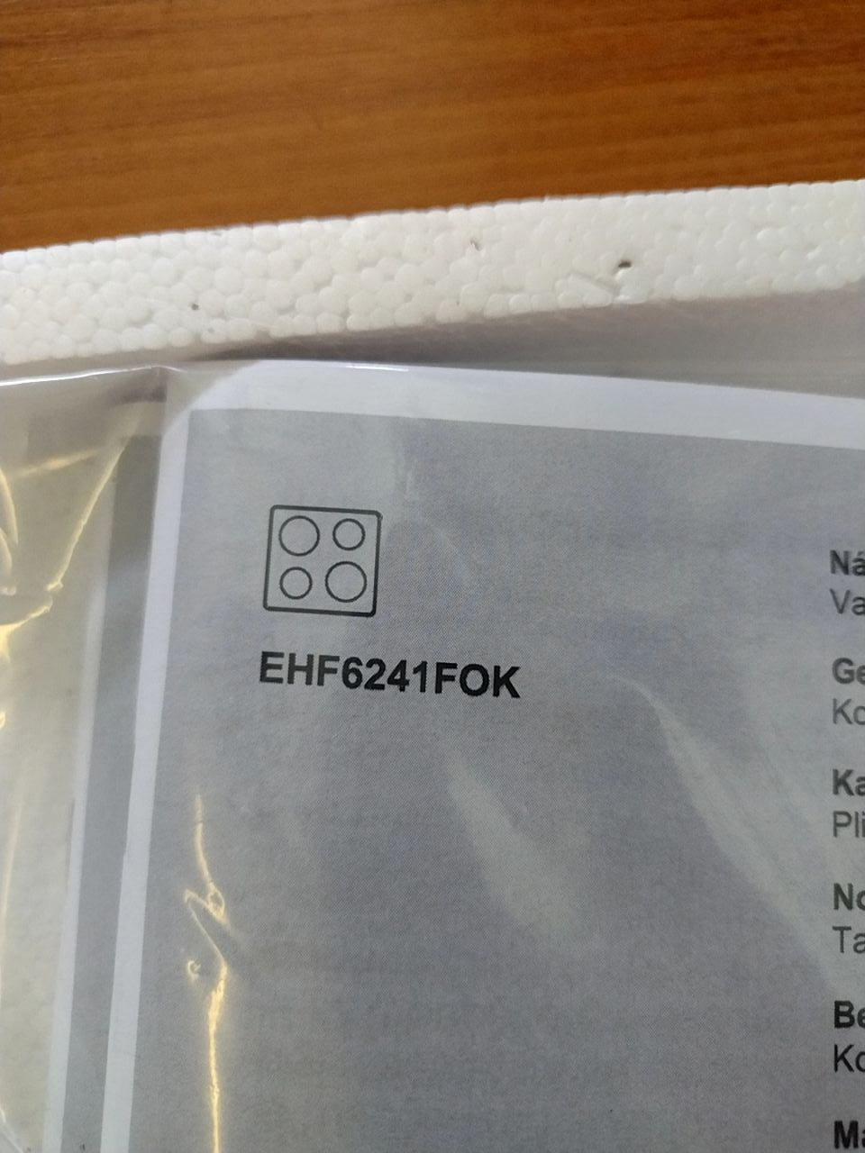 Varná deska Electrolux EHF6241FOK
