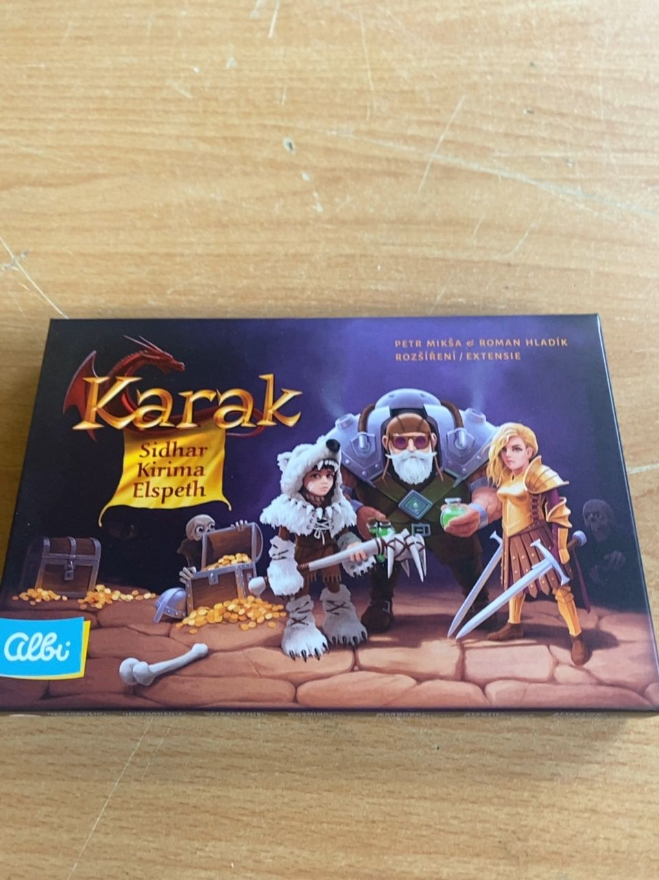 Rozšíření hry Karak  - Sidhar, Kirima & Elspeth (noví hrdinové) Albi