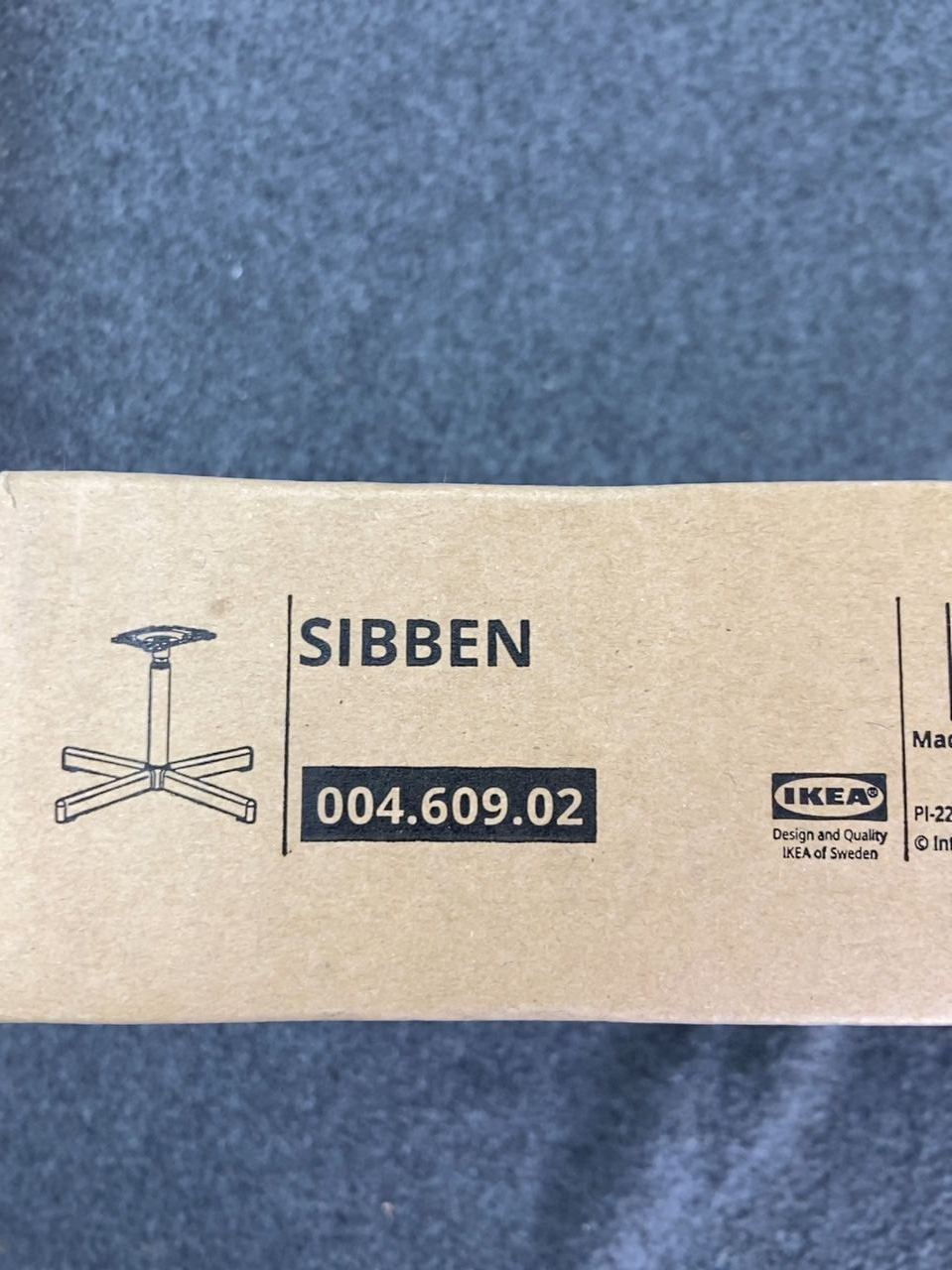 Rám dětské otočné židle Ikea Sibben