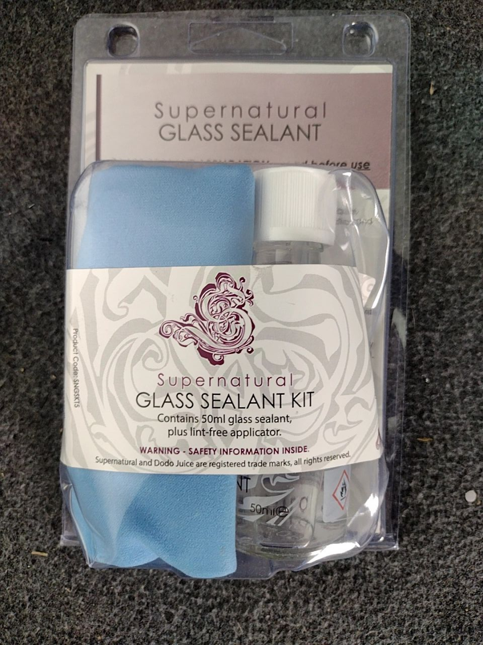 Nanokeramický povlak na okna Supernatural Glass Sealant