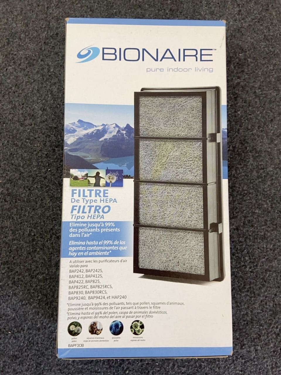 Filtry do čističky Bionare Bionaire 