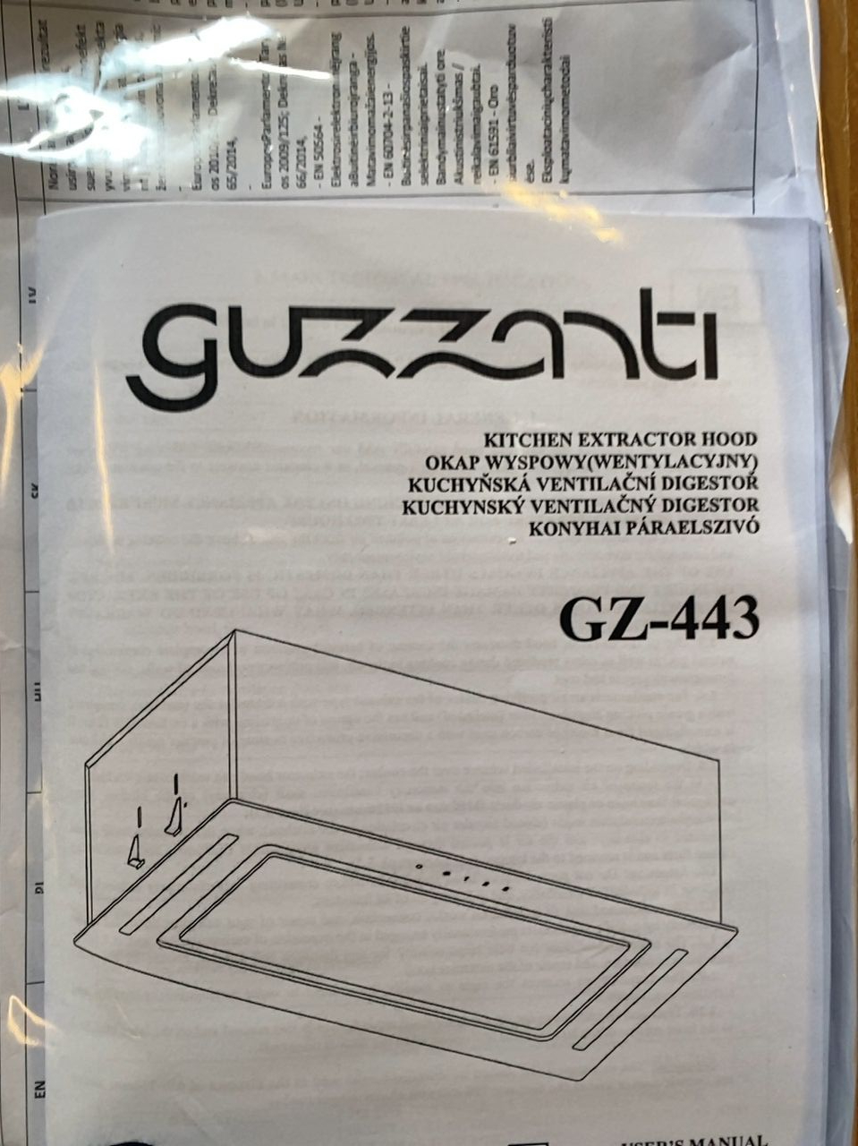 Odsavač par Guzzanti GZ-443