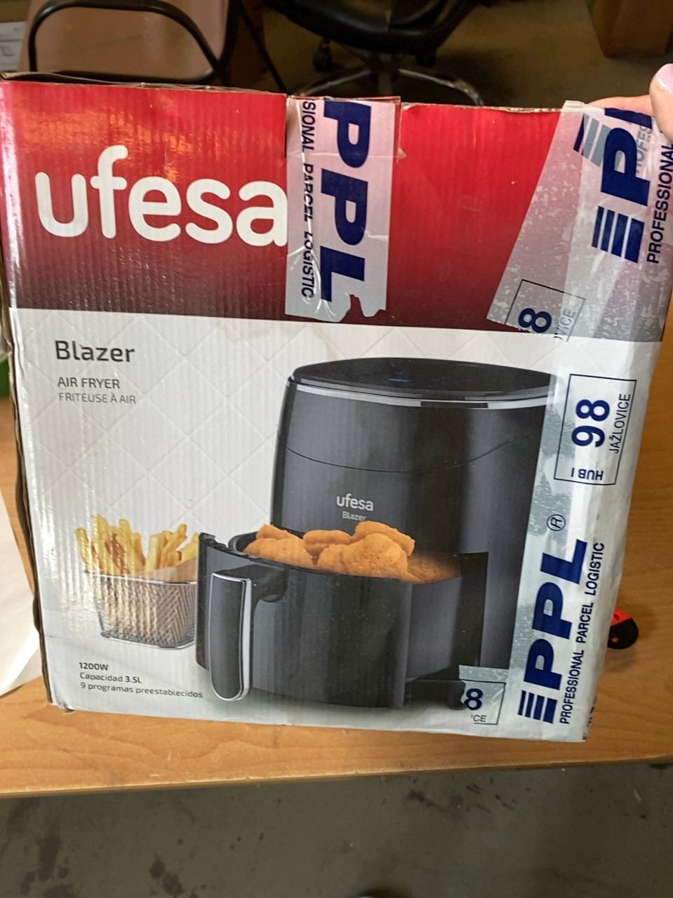 horkovzdušná fritéza ufesa 