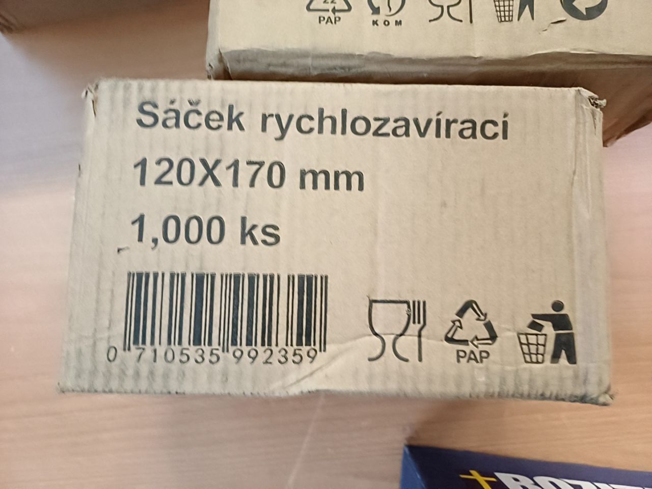 rychlouzavírací sáček 120x170 mm - 7 balení  