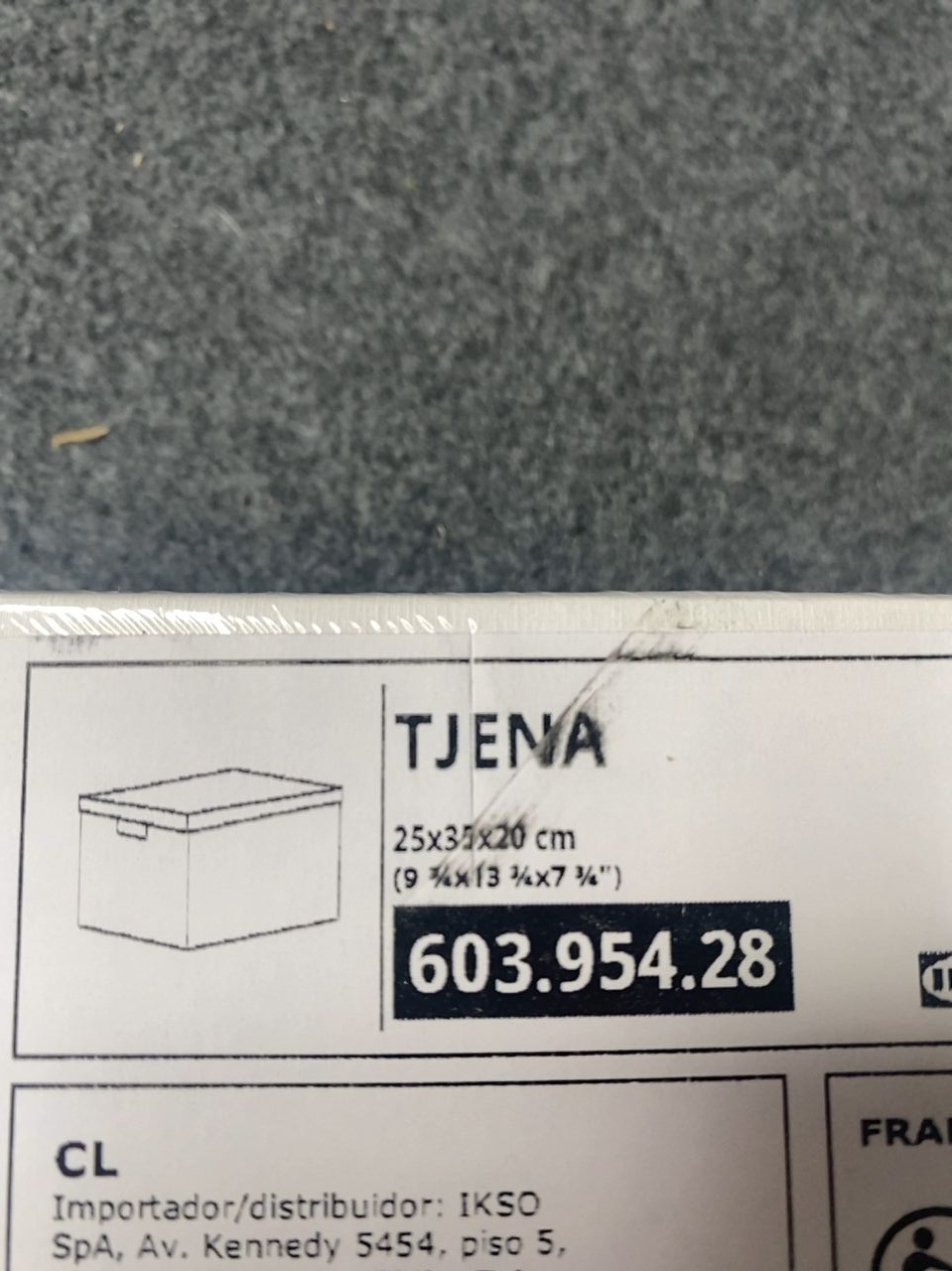 Papirová krabice Ikea 2ks