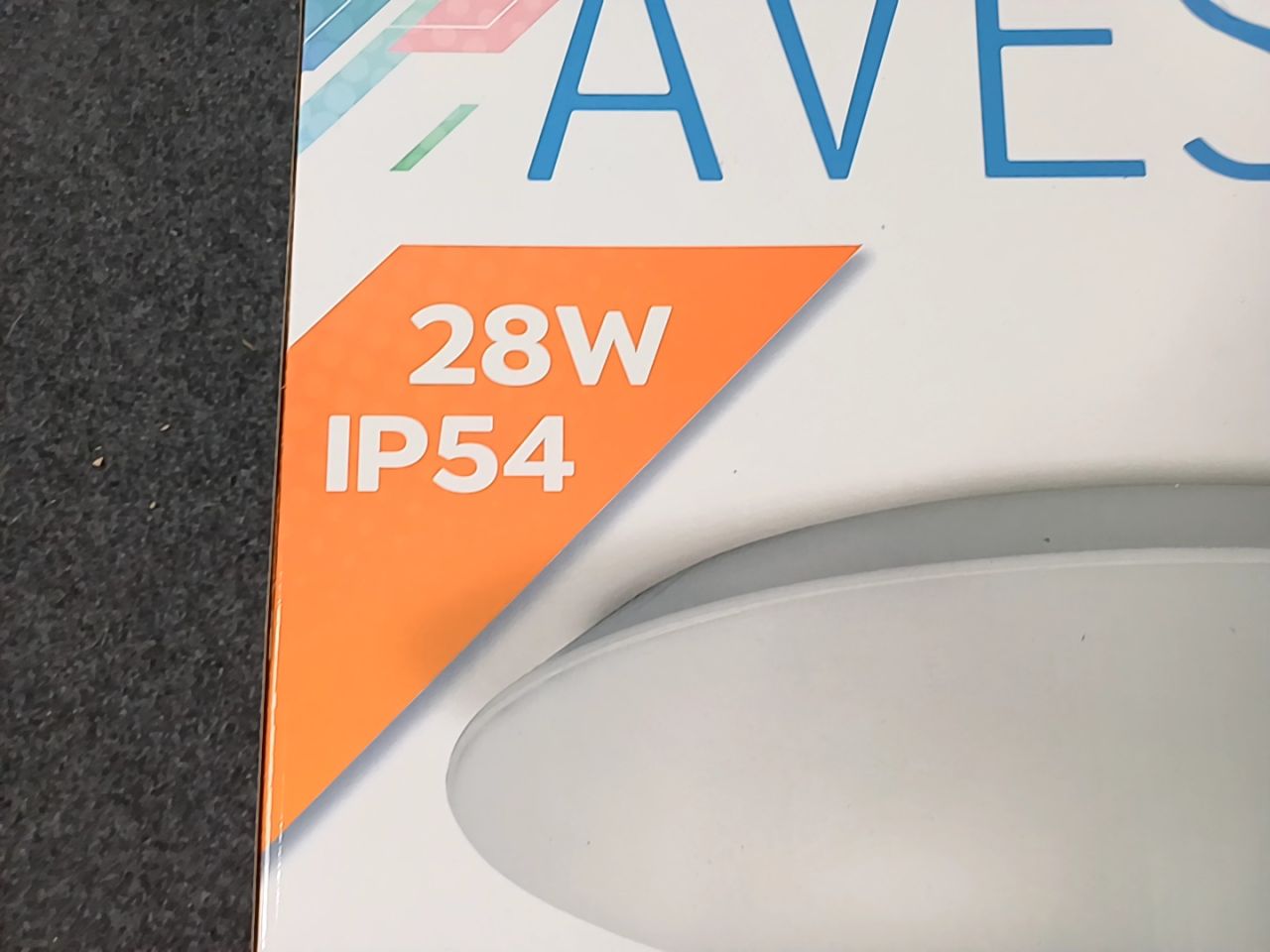 LED Stropní svítidlo AVESTA 28W/ IP54