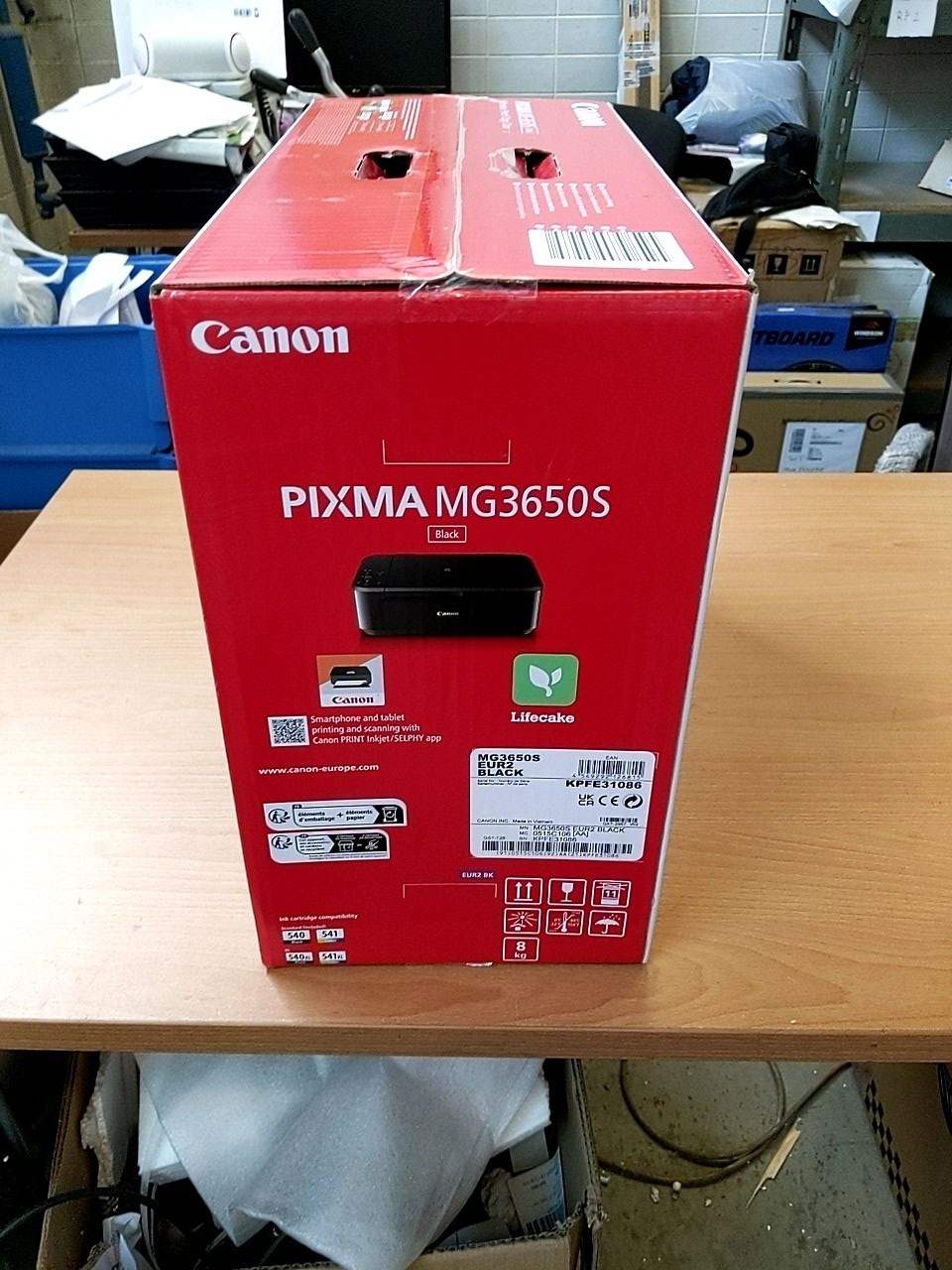 Inkoustová tiskárna Canon PIXMA MG3650S černá