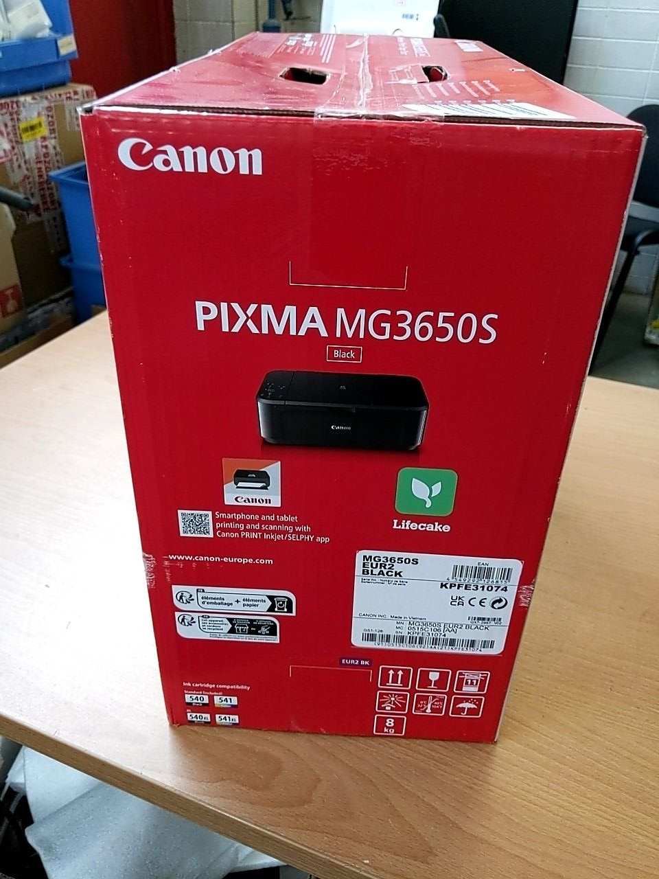 Inkoustová tiskárna Canon PIXMA MG3650S černá