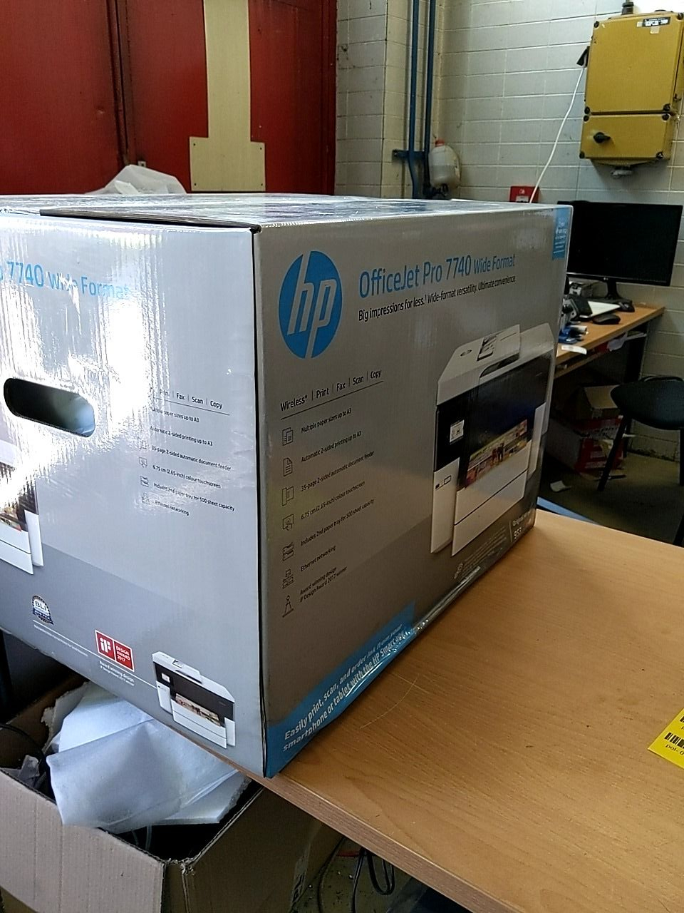 Inkoustová tiskárna HP Officejet Pro 7740 All-in-One