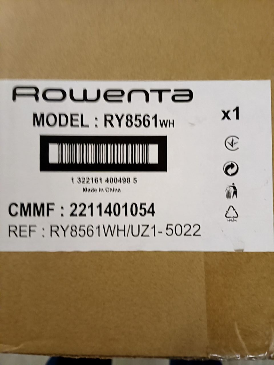 Tyčový vysavač Rowenta RY8561WH Clean, Steam Multi