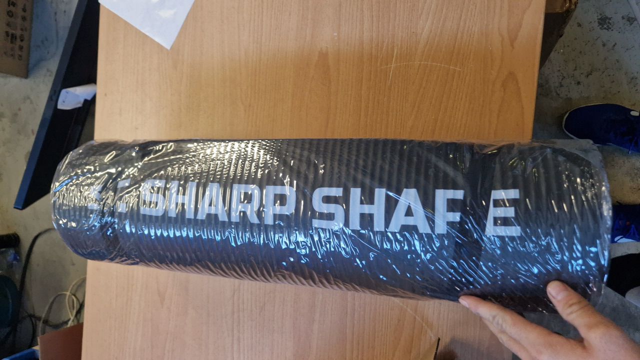 Podložka na cvičení Sharp shape Mat black