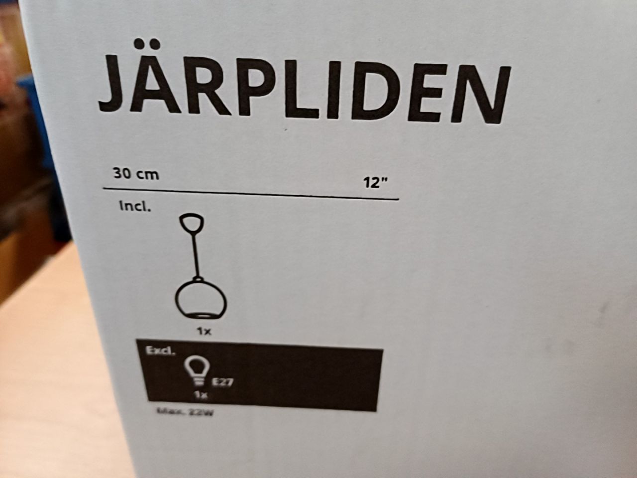 Závěsné světlo Ikea JÄRPLIDEN