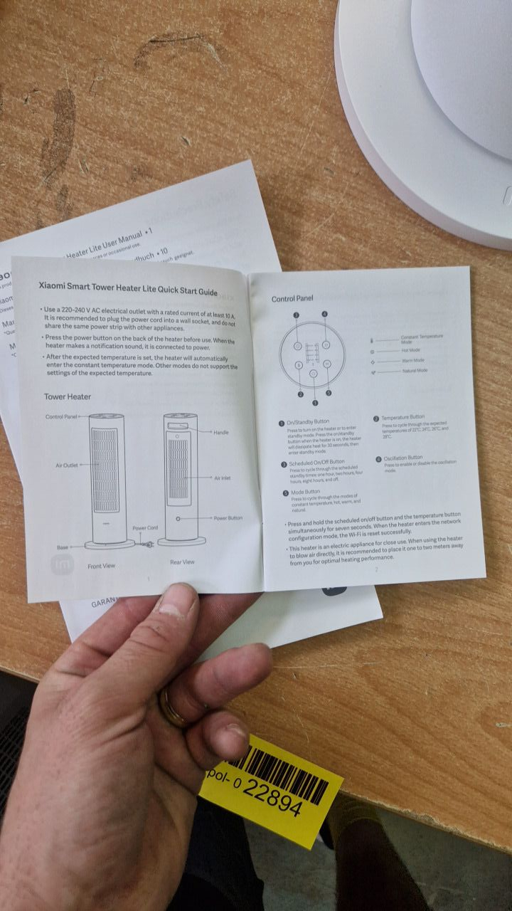 Elektrické topení Xiaomi smart tower heater lite