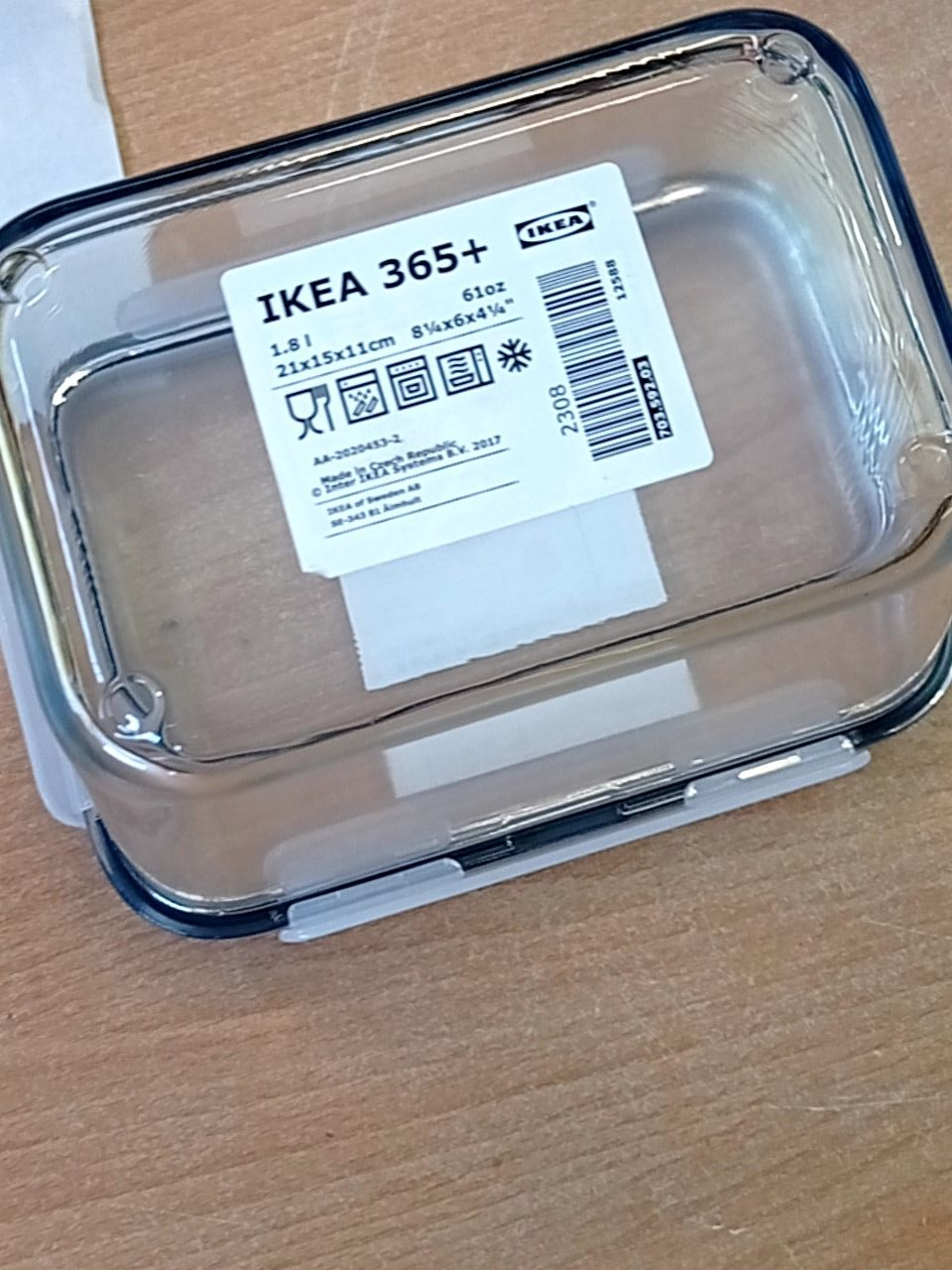 Dóza na potraviny, 1.8 l Ikea 