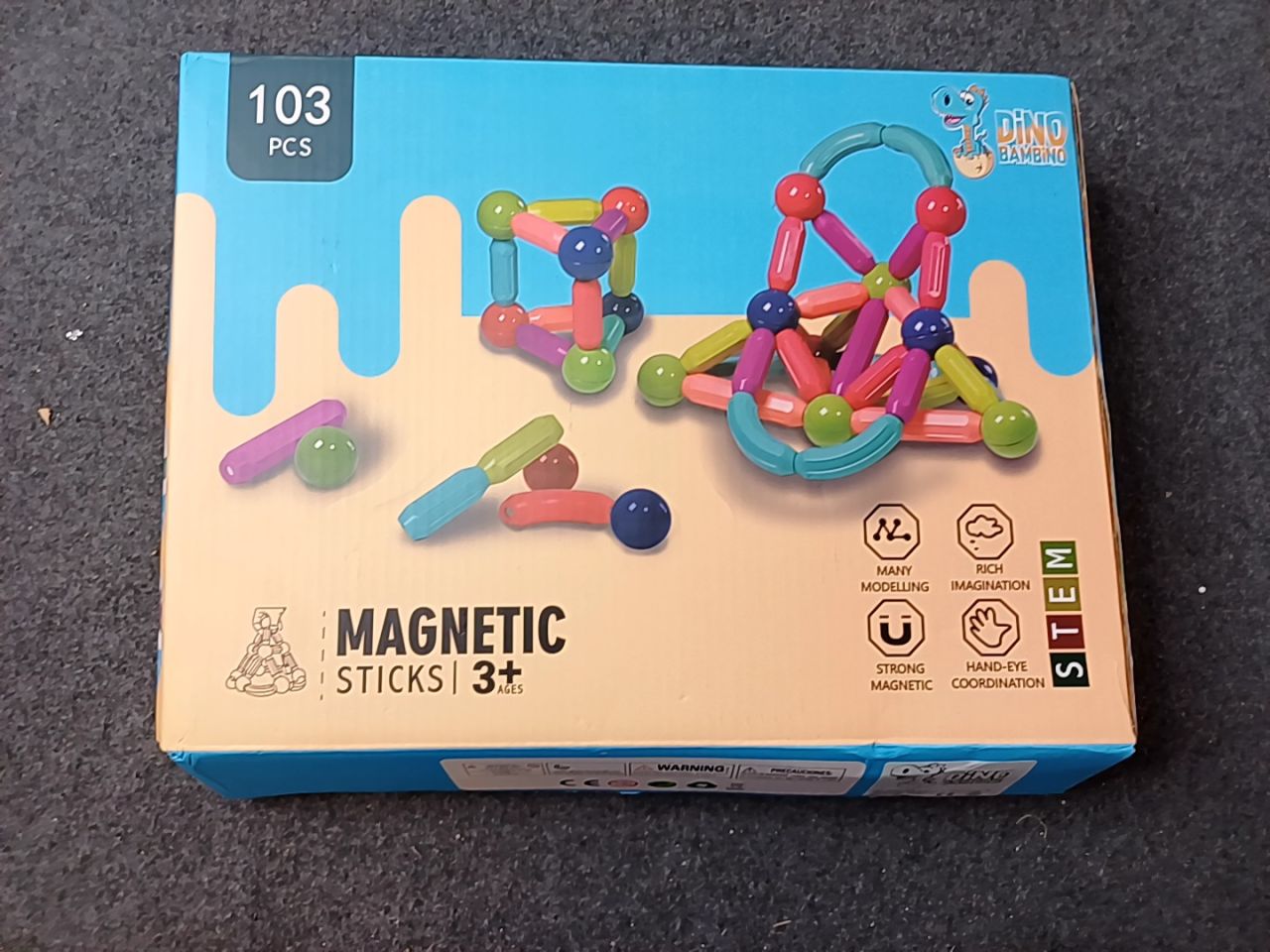 Dětská magnetická stavebnice Stem