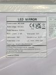 LED zrcadlo Dripex M07-6080