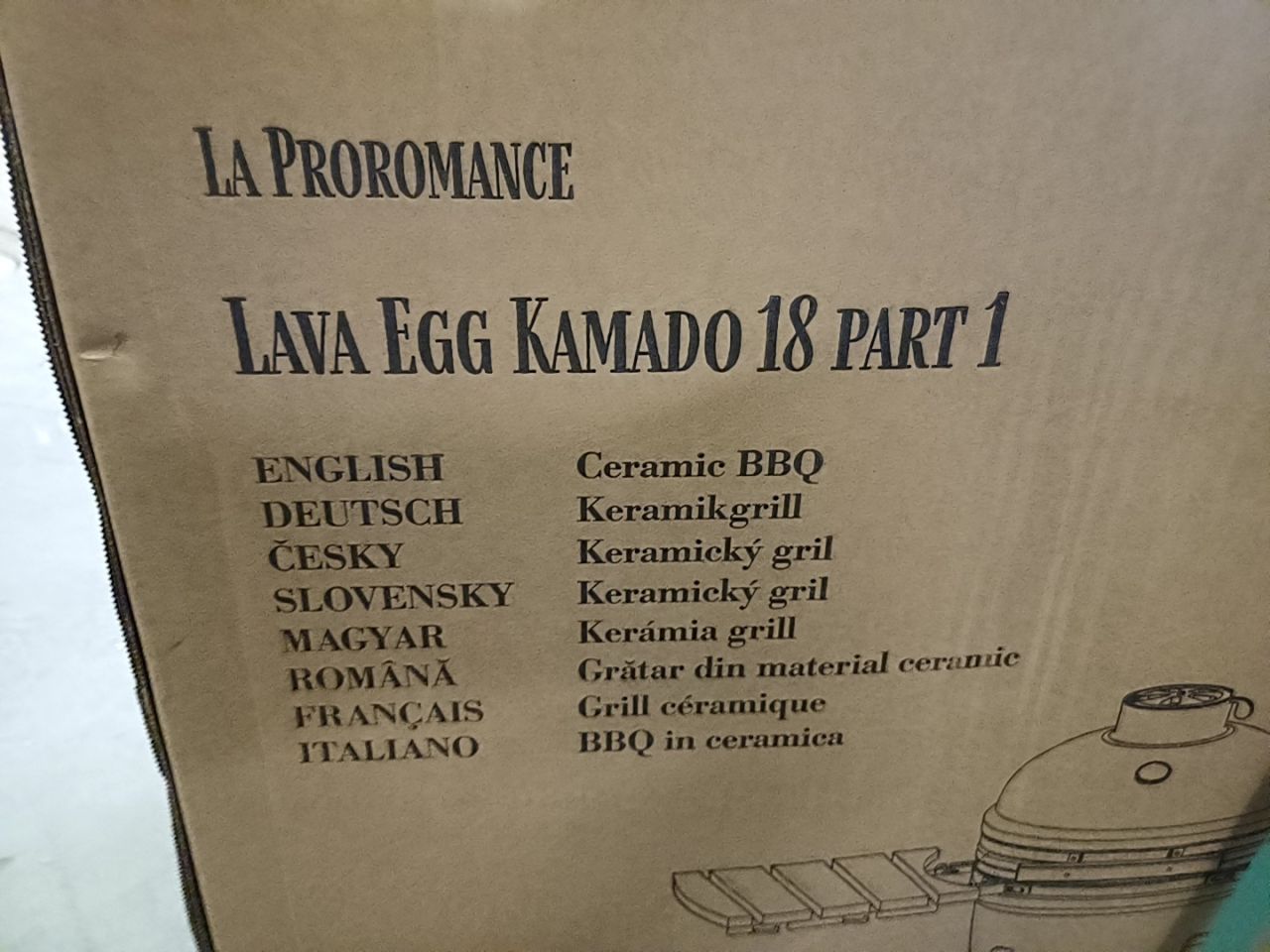 část grilu La Proromance 