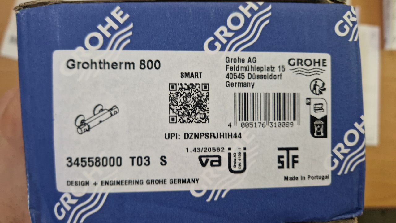 Vodovodní baterie Grohe Grohtherm 800