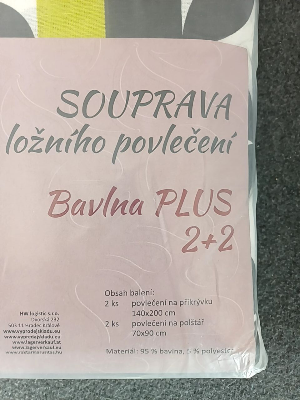 Souprava ložního povleční EMBRA 